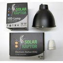 Komplett-Set Solar Raptor UV , Alu, 50 Watt Spot