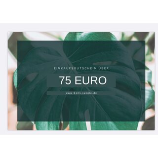 75 Euro Geschenkgutschein